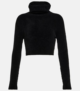 Crop top de punto con cuello alto | Jacquemus