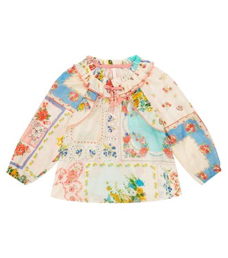 Top Clover imprimé en coton | Zimmermann Kids