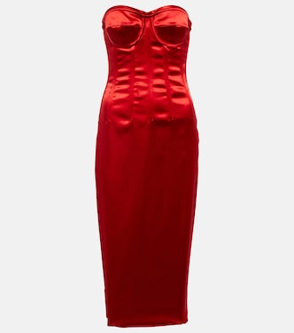 Midikleid aus Satin | Dolce&Gabbana