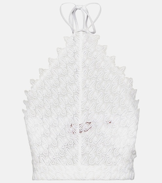 Crochet-knit halterneck crop top | Missoni Mare