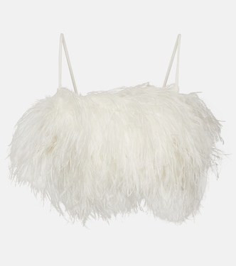Bridal Plume crop top | Rebecca Vallance