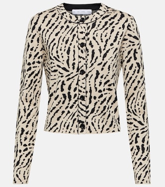 White Label printed silk-blend cardigan | Proenza Schouler