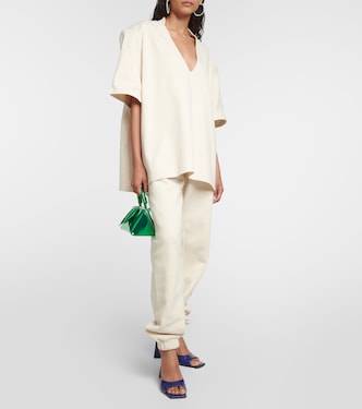 Mules Mini Devon 85 de piel efecto cocodrilo | The Attico