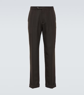 Gerade Hose Seth aus Wolle | The Row