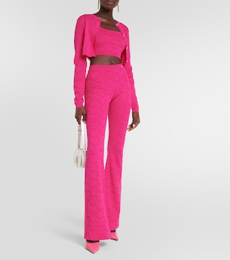 La Greca high-rise flared pants | Versace