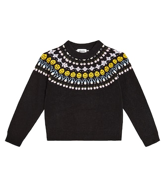 Pull Gretchen en intarsia de laine mélangée | Molo