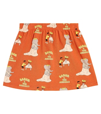 Wombat printed cotton skirt | The Animals Observatory