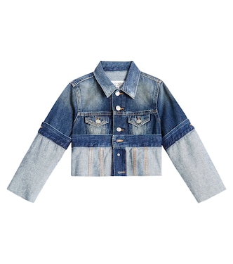 Chaqueta cropped de denim | MM6 Maison Margiela Kids