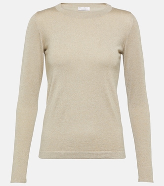 Cashmere and silk-blend sweater | Brunello Cucinelli
