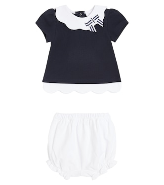 Bébé – Set top et culotte bloomer en coton | Patachou