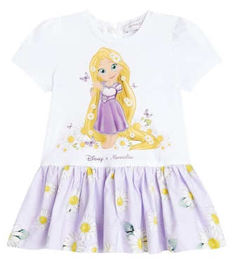 Baby - Abito in misto cotone con stampa | Monnalisa
