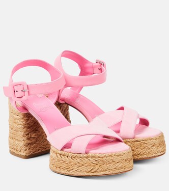 Calakala 70 suede espadrille sandals | Christian Louboutin