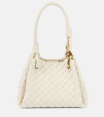Schultertasche Parachute Small aus Leder | Bottega Veneta