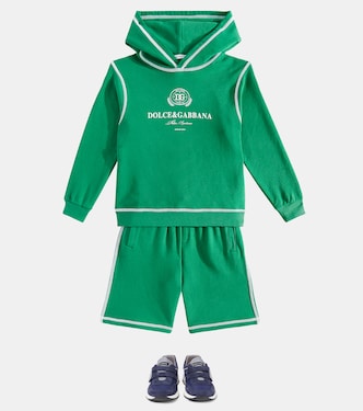 Sneakers DG mit Veloursleder | Dolce&Gabbana Kids