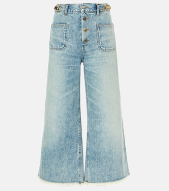 High-rise cropped flared jeans  | Stella McCartney