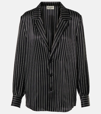Camicia in raso di seta | Saint Laurent