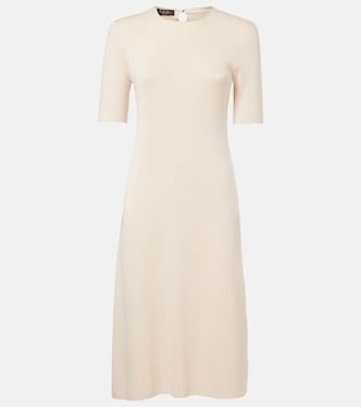 Lyskamm silk midi dress | Loro Piana