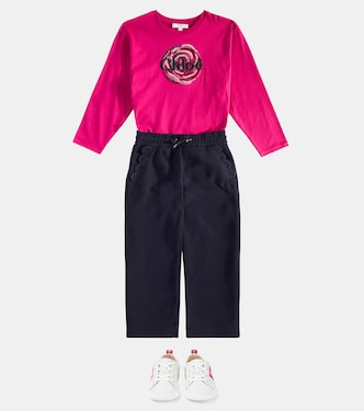 Pantalones deportivos de algodón | Chloé Kids