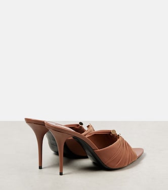 Mules Lola 90 de jersey drapeados | Saint Laurent