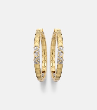 Boucles d'oreilles Ondine en or 18 ct et diamants | Marina B