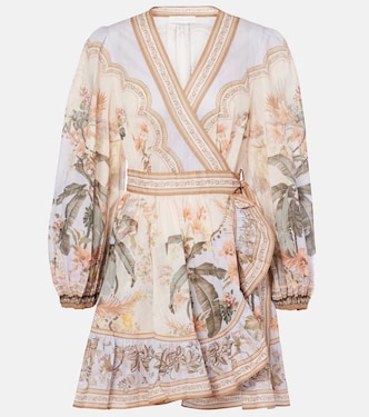 Bedrucktes Minikleid Wylie aus Baumwolle | Zimmermann
