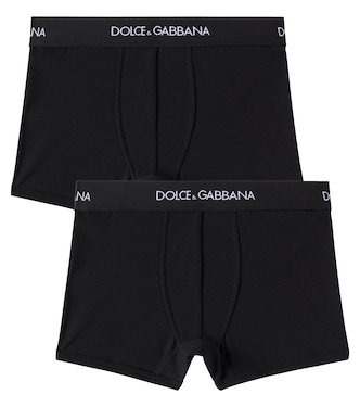 Set of 2 logo cotton-blend briefs | Dolce&Gabbana Kids