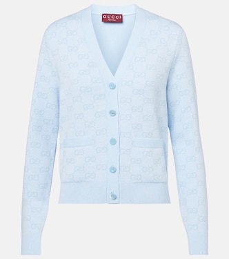 GG cotton jacquard cardigan | Gucci