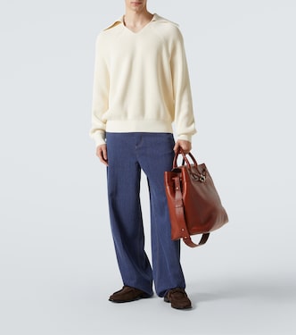 Polo in cotone a coste | Bottega Veneta