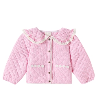 Joulia quilted gingham cotton jacket | Louise Misha