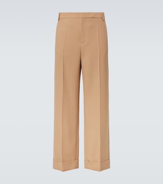 Virgin wool wide-leg pants | Valentino