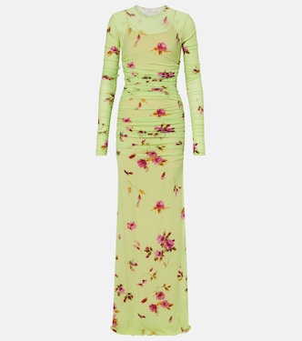 Floral jersey maxi dress | Blumarine