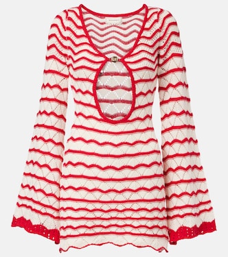 Rey knitted cotton-blend minidress | Bananhot
