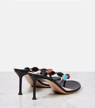 Verzierte Sandalen Shanti aus Leder | Gianvito Rossi