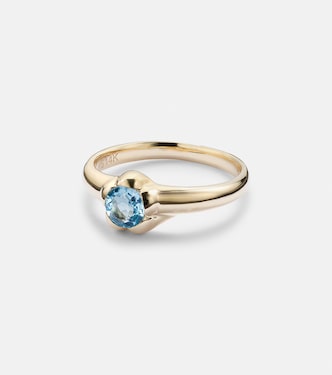 Ring Morrison aus 14kt Gelbgold mit Topas | Stone and Strand