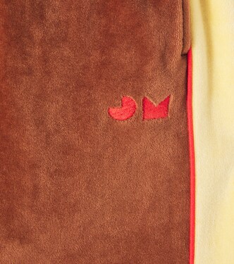 Happiness cotton-blend velvet sweatpants | Jellymallow