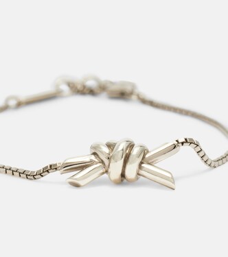 Knot sterling silver bracelet | Bottega Veneta