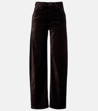 Ayla cotton-blend velvet straight pants | Citizens of Humanity