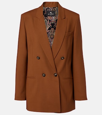 Double-breasted wool blazer | Etro