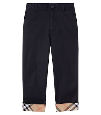 Burberry Check cotton pants | Burberry Kids