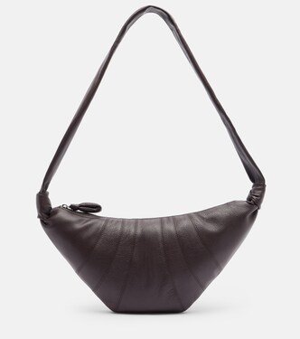 Croissant Medium leather shoulder bag | Lemaire