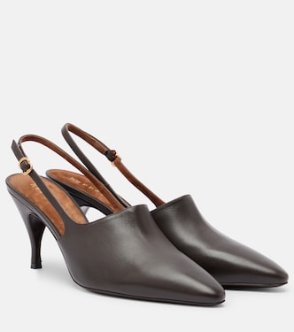 Escarpins slingback Cover Up 80 en cuir | Herbert Levine