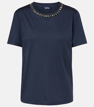 Bingo embellished cotton-blend T-shirt | 'S Max Mara