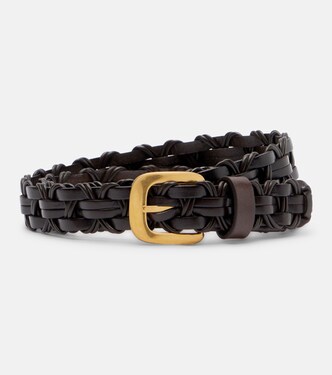 Woven leather belt | The Row