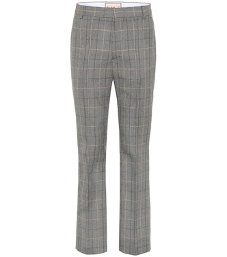 Pantaloni a quadri in misto lana | Plan C