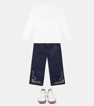 Bestickte Jeans | Chloé Kids