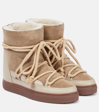 Schneestiefel Classic Wedge aus Leder und Veloursleder | Inuikii