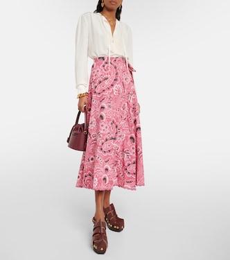 Gonna lunga in cotone e seta | Etro