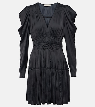 Lu draped satin minidress | Ulla Johnson