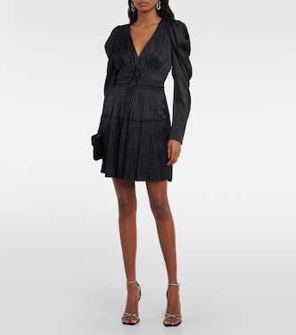 Lu draped satin minidress | Ulla Johnson