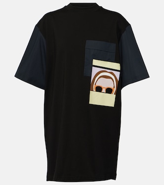 Miniabito T-shirt in jersey di cotone | Plan C